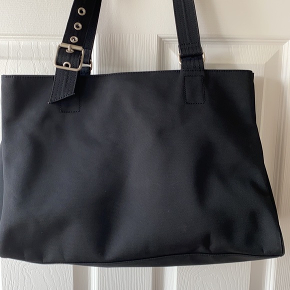 Black canvas tote - Picture 2 of 9